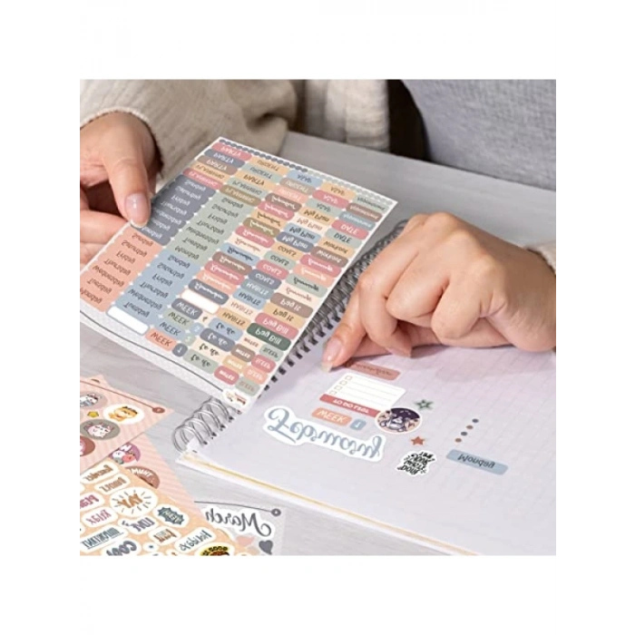 1500+ Adet Planlayıcı Çıkartma Seti