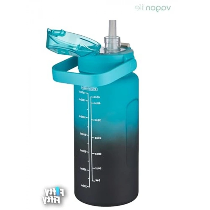 1500 ml Kapasiteli Motivasyon Matara Seti, Farklı Renk Seçenekleri