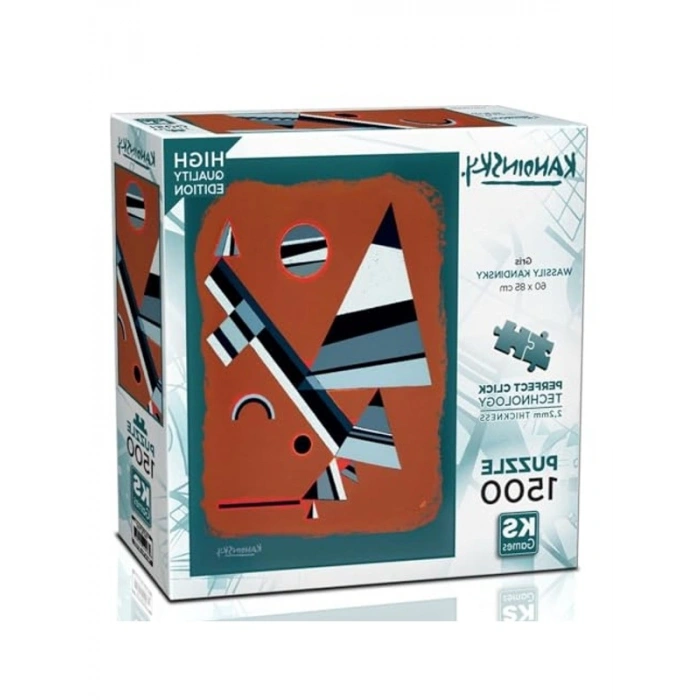 1500 Parça Gris Puzzle, Eğlenceli Zeka Oyunu