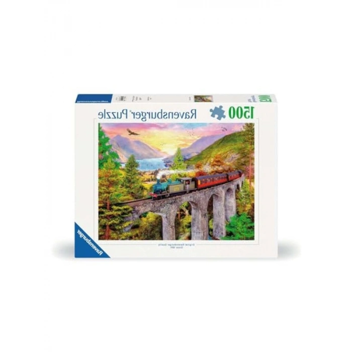 1500 Parçalı Tren Temalı Yapboz, Eğlenceli Aktivite