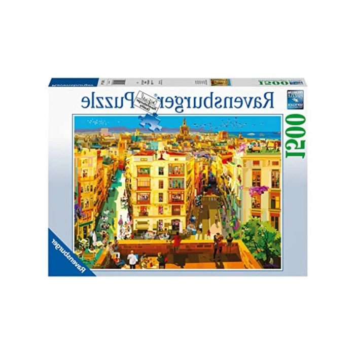 1500 Parçalı Valensiyada Yemek Temalı Puzzle