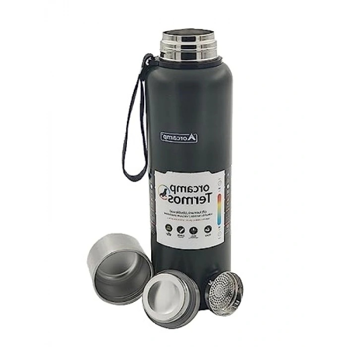 1500Ml Kapasiteli Çift Katmanlı Paslanmaz Çelik Termos