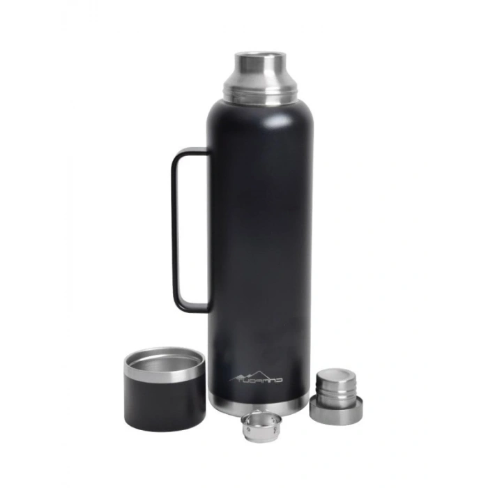 1500Ml Kapasiteli Çift Katmanlı Termos, Siyah