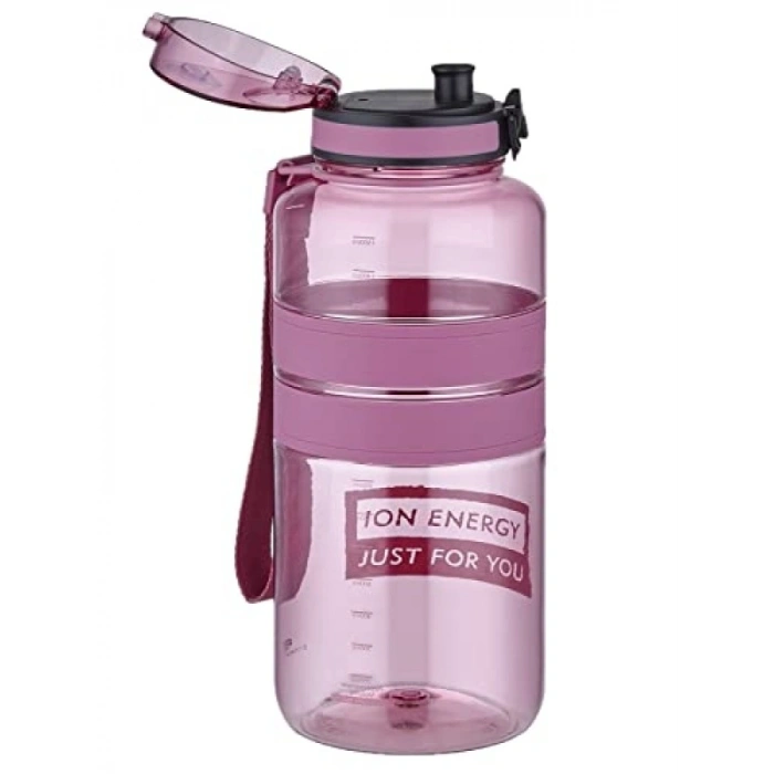 1500ml Kapasiteli Ergonomik Matara - Yenilenen Renk Seçenekleri