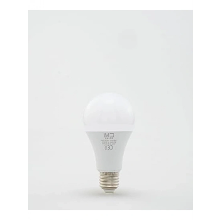 15W LED Ampül, Gün Işığı Renk, E27 Duy Uyumlu, Tasarruflu