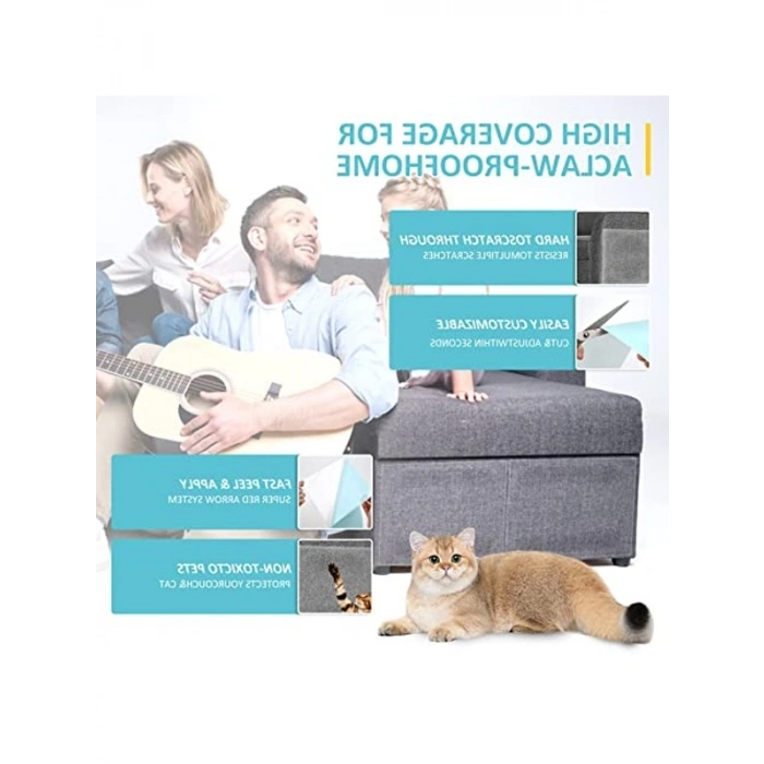 16 ADET Kedi Çizik Caydırıcı Bant, Mobilya Koruyucu Eğitim Seti