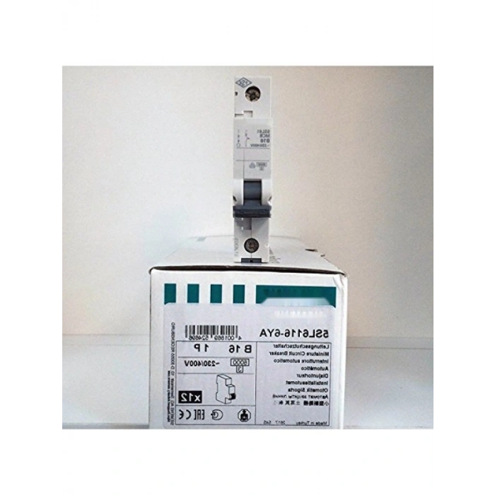 16 Amper 6kA B Tipi Otomatik Sigorta - 1 Kutup