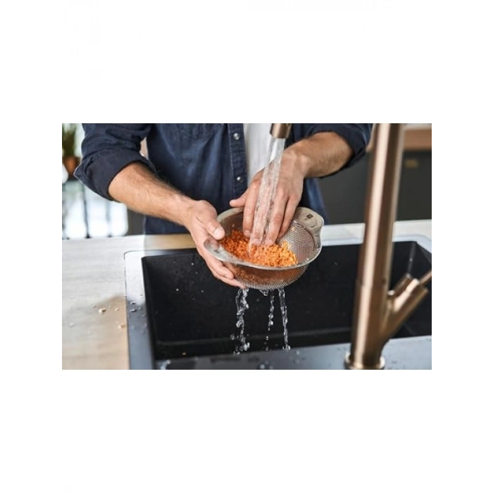 16 cm Çapında Paslanmaz Çelik Tel Süzgeç