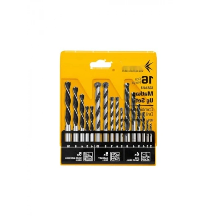 16 Parça Profesyonel Matkap Ucu Seti