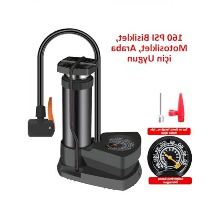 160 PSI Araç ve Bisiklet Ayak Pompası