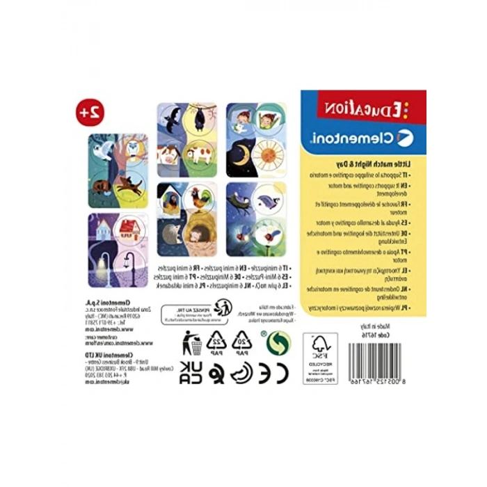 167166 Gece ve Gündüz Temalı Eğitici Bulmaca