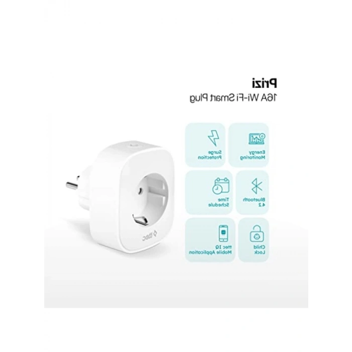 16A Akım Korumalı WiFi Akıllı Priz