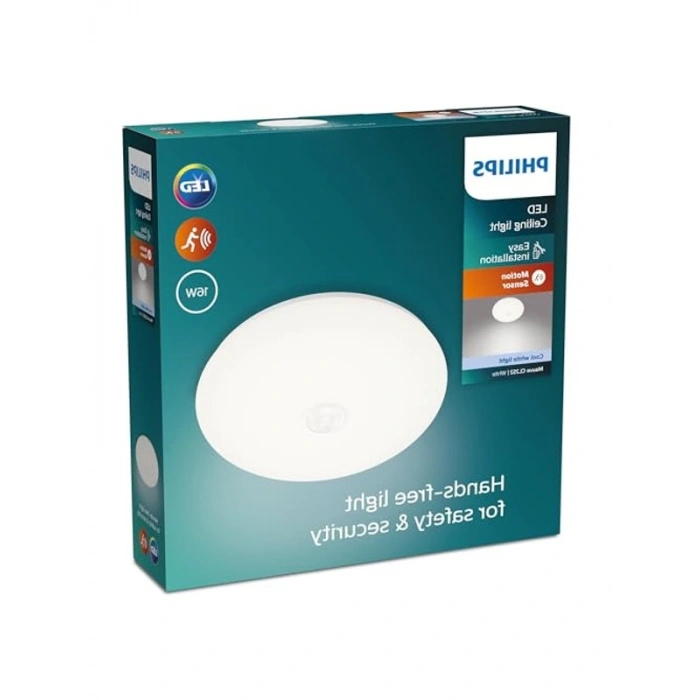16W Gün Işığı Renk Seçeneği ile Hareket Sensörlü Yuvarlak Tavan Lambası