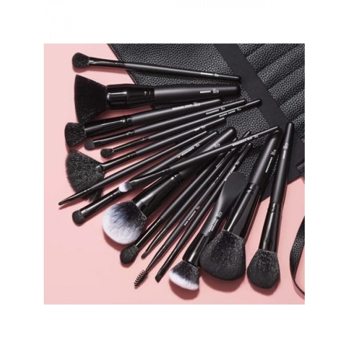 17 Parça Profesyonel Makyaj Fırça Seti