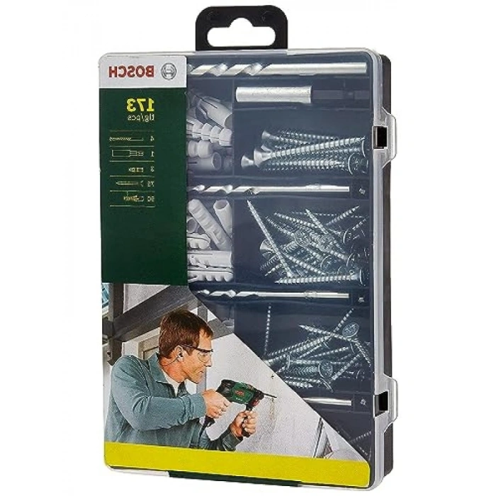 173 Parça Sabitleme Seti - 4 Uç ile Komple Set