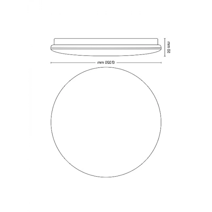 17W Entegre LED Tavan Lambası - Gün Işığı Renk