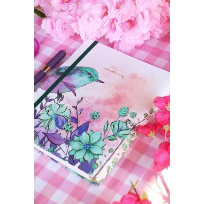 17x24 cm Boyutunda Gizli Spiralli Süresiz Planlayıcı Ajanda
