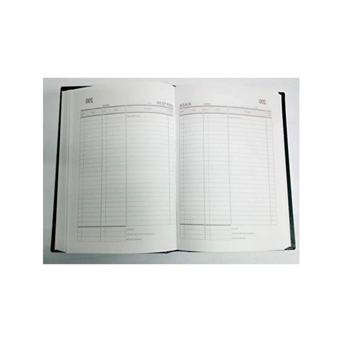 17x24 cm Kasa Defteri, 368 Sayfa ile Kullanım Kolaylığı