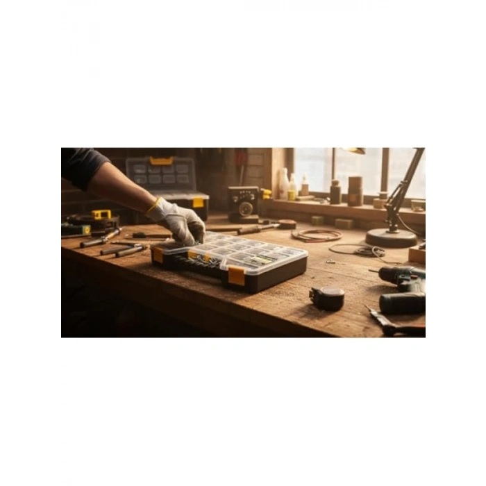 18 Bölmeli Saklama Kutusu, Dayanıklı Organizer