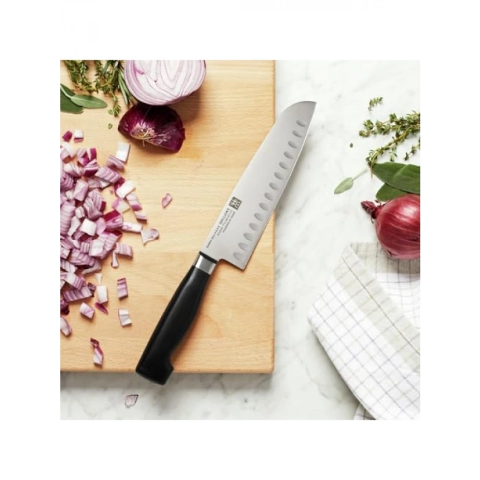 18 cm Oluklu Kenar Santoku Bıçağı