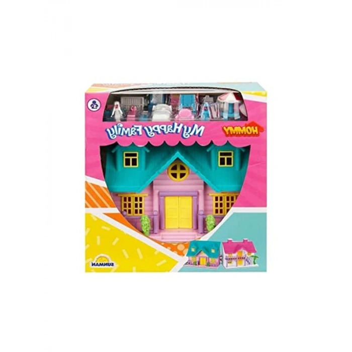 18 Parça My Happy Family Villa Oyun Seti, Eğlenceli Aile İlişkileri
