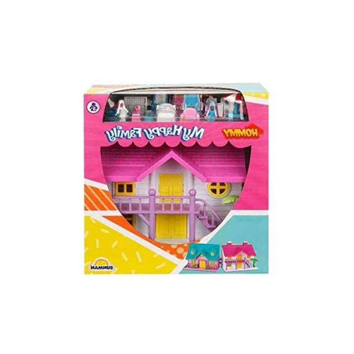 18 Parça My Happy Family Villa Oyun Seti, Eğlenceli Aile İlişkileri