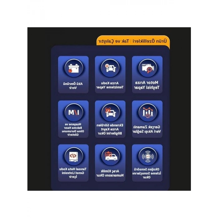 1.8 Renkli Ekran ile OBDII Araç Arıza Tespit Cihazı