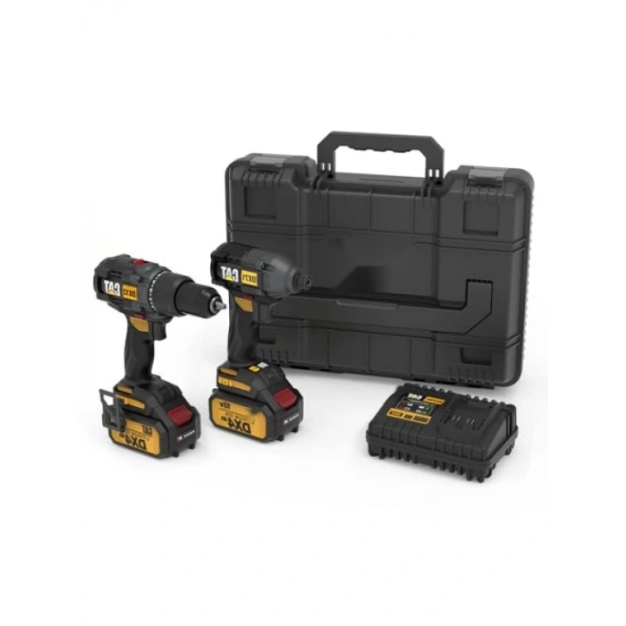 18 Volt/4.0Ah Li-ion Şarjlı Darbeli Matkap ve Tornavida Seti