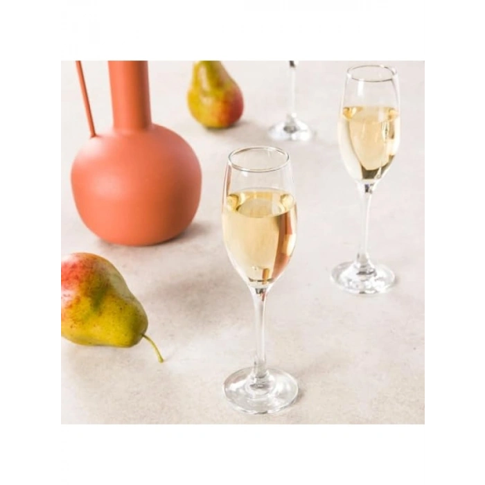 180 cc Kapasiteli 6lı Şampanya Kadehi Seti - Şık Hediyelik Kutu