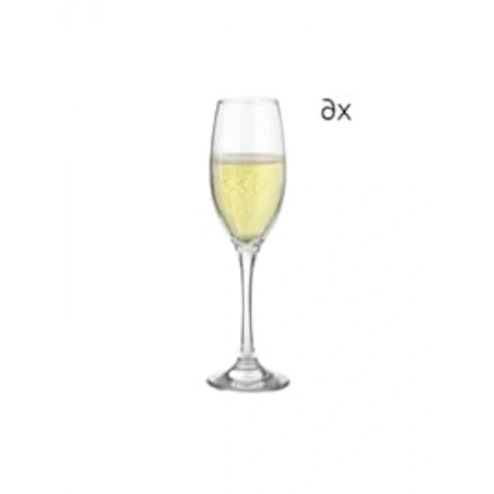 180 cc Kapasiteli 6lı Şampanya Kadehi Seti - Şık Hediyelik Kutu