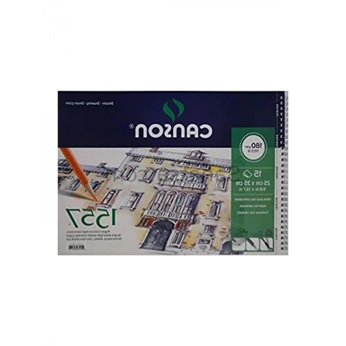 180gr Resim Defteri, 25x35 cm, 15 Yaprak Spiralli