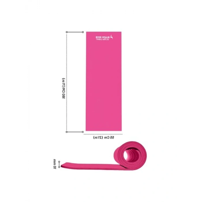 180x55 cm Kaymaz Tabanlı Ultra Hafif Pilates Matı