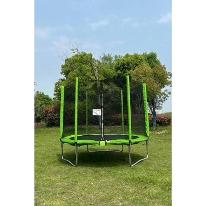 183 cm Trambolin, Fileli ve Korumalı, 130 Kg Taşıma Kapasitesi