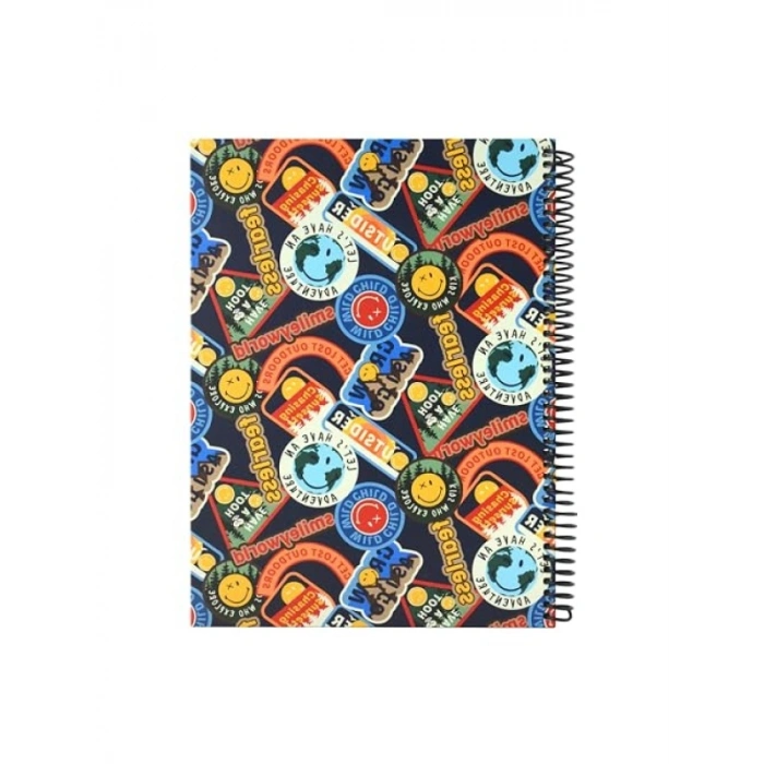 18,5x25,5 Cm, 100 Yaprak Çizgili Defter, Sert Kapak