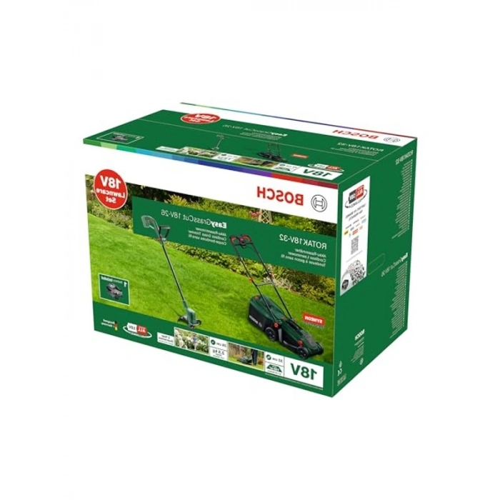 18V-32 Çim Biçme Makinesi, Tek Akü ile Güçlü Performans