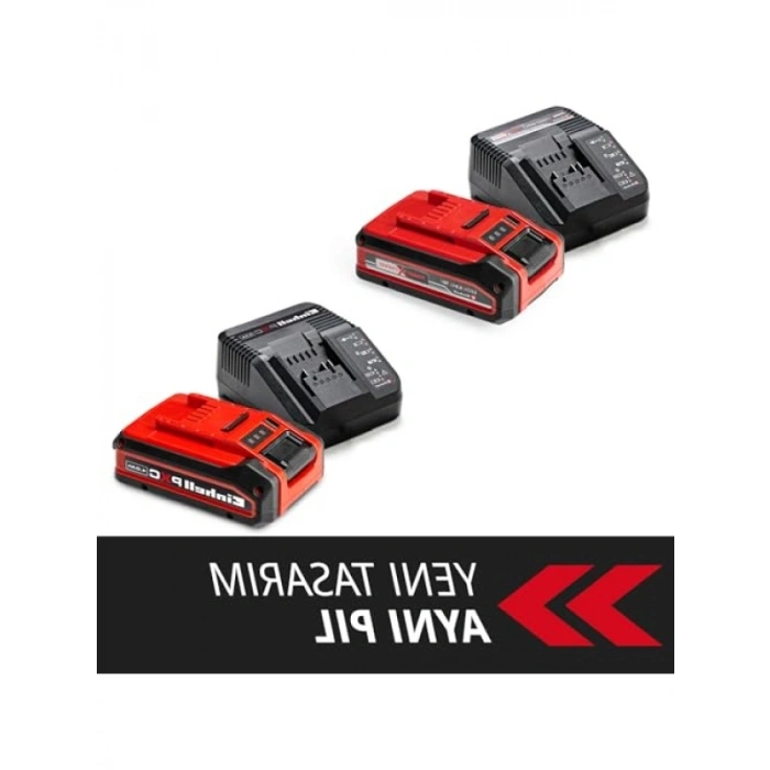 18V 4 Ah Başlangıç Seti, 3A Şarj Cihazı ile Hızlı Şarj