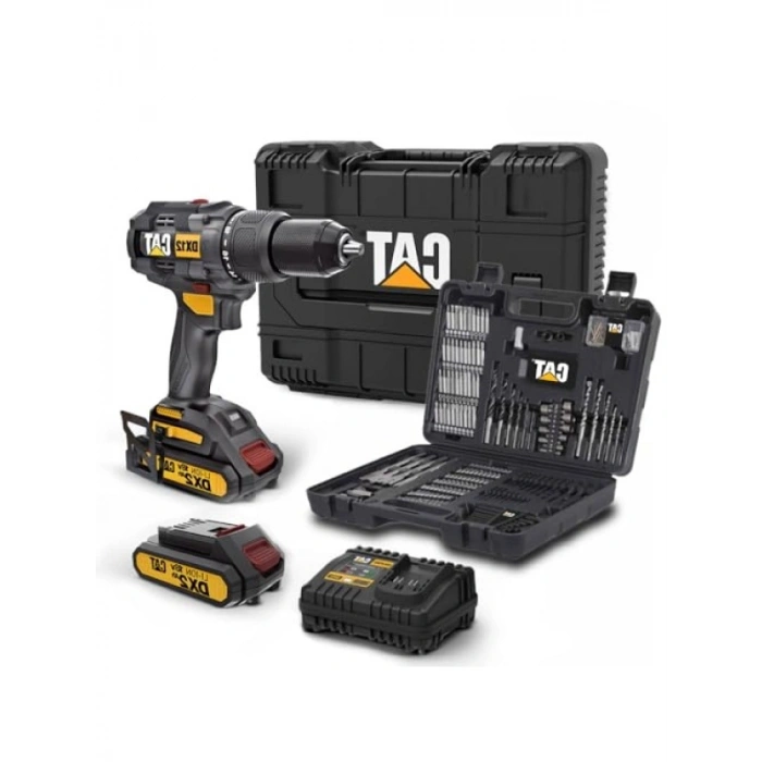 18V Li-ion Şarjlı Darbeli Matkap ve 201 Parça Uç Seti