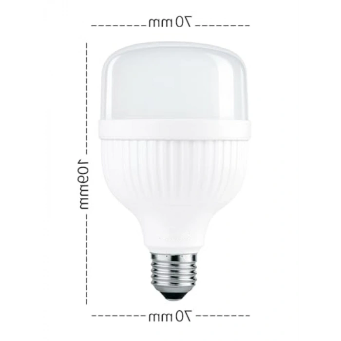 18W Jumbo LED Ampul - 3000K Sarı Işık, 1600 Lümen