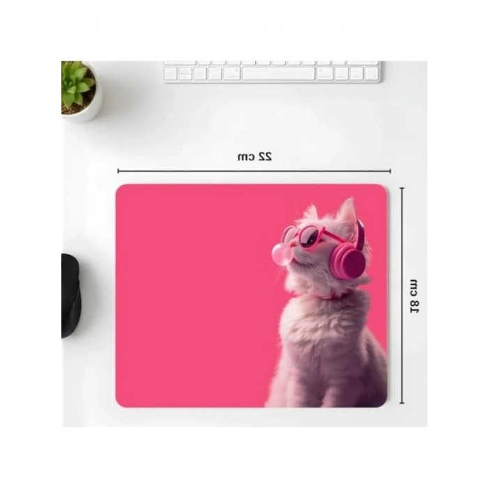 18x22 cm Kaymaz Kauçuk Tabanlı Mouse Pad