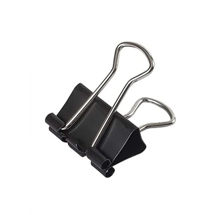 19 mm Binder Clips, 12li Paket, Metalik Tasarım