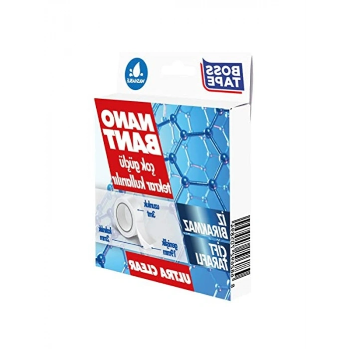 19 mm x 3 mt Çift Taraflı Nano Bant, Şeffaf Yapısıyla Kullanıma Uygun