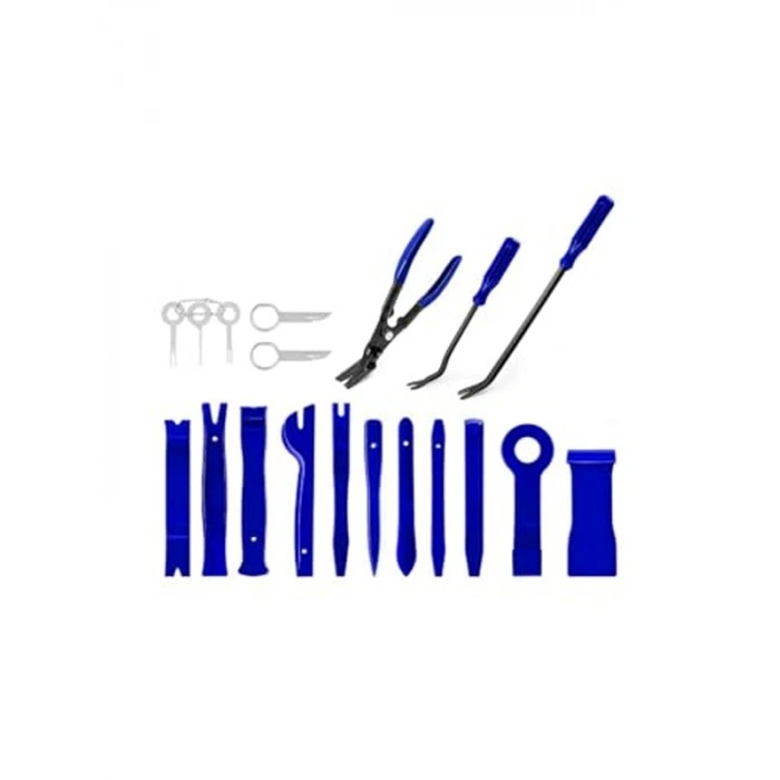 19 Parça Çantalı Oto Teyp Trim Sökme Aparatı Seti