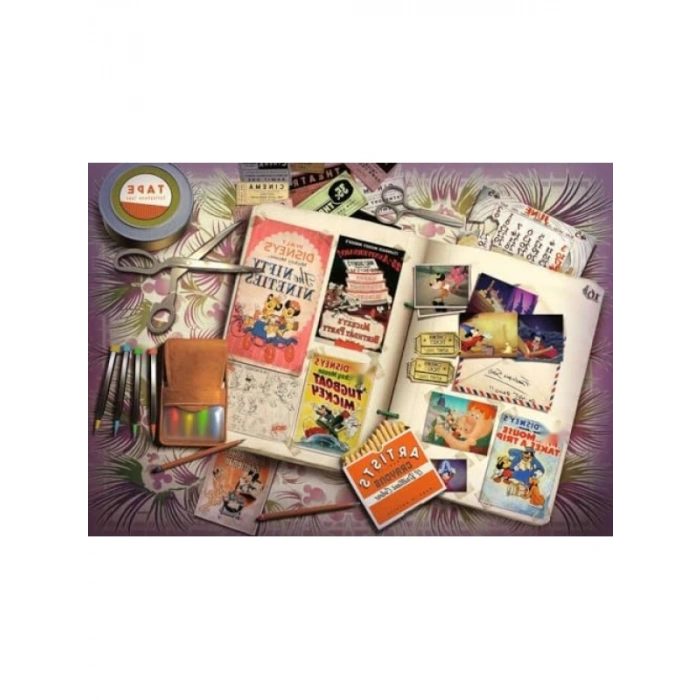 1940lar Temalı 1000 Parça Yapboz - Mickeyin Yıldönümü