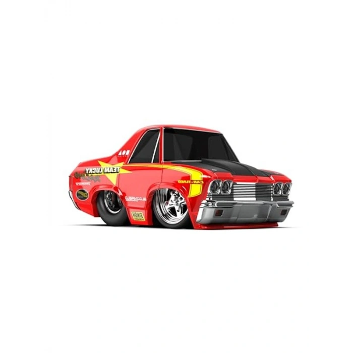 1968 Chevy El Camino Model Araba, Kırmızı Pro Street Tasarım