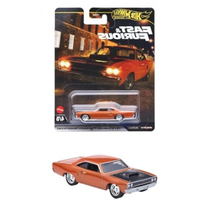 1970 Custom Plymouth Roadrunner ile Hızlı ve Öfkeli Araba Seti