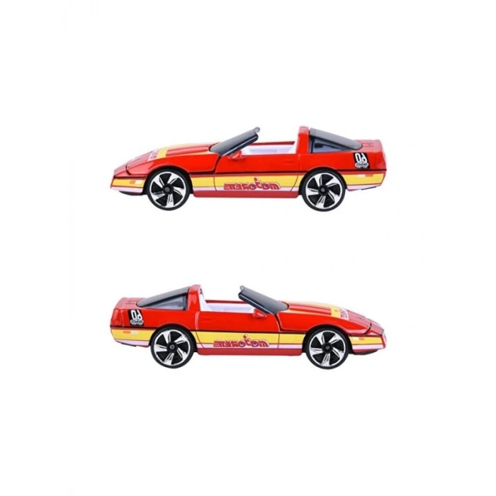 1990 Model Kırmızı Spor Araba Figürü