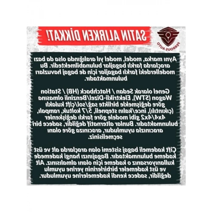 1998-2004 Model Golf için 3D Bagaj Havuzu, Uygun Boyut