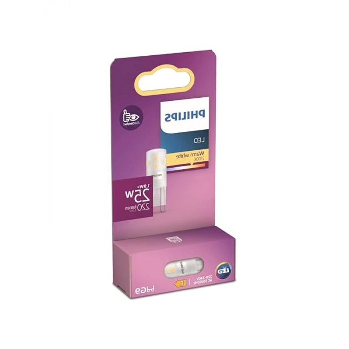 1.9W LED Kapsül Ampul, 220 Lumen, Sarı Işık, G9 Duy