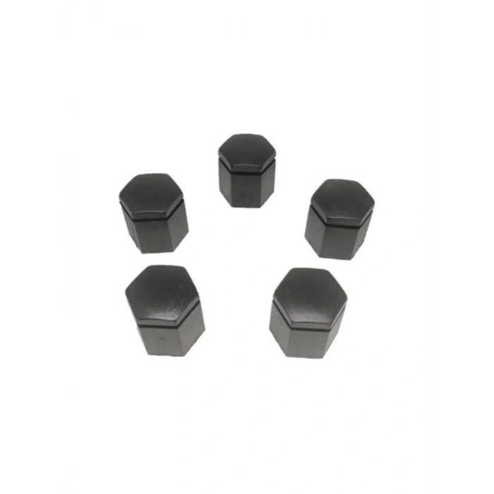 19x24 mm Boyutunda 5 Adet Siyah Bijon Kapağı Seti