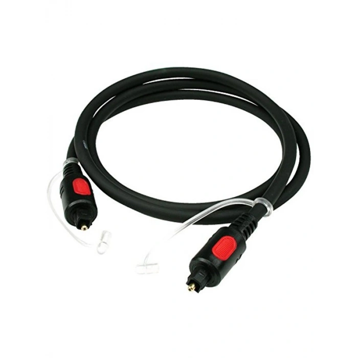 1m Uzunlukta High-End Siyah TOSLINK Optik Kablo